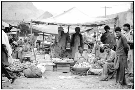 Fruit and vegetable vendors in Pakistan. Cory Langley