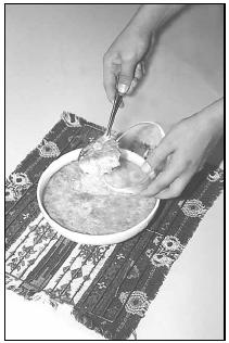 Corn pudding may be served warm from the oven or at room temperature. EPD Photos